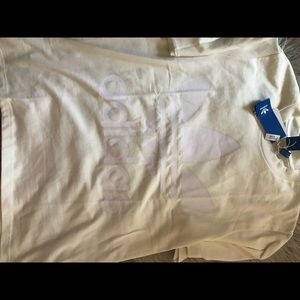 Adidas pastel yellow shirt